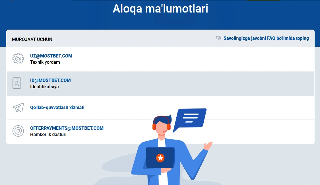 Mostbet UZ APK o‘rnatish muammolari va yordam